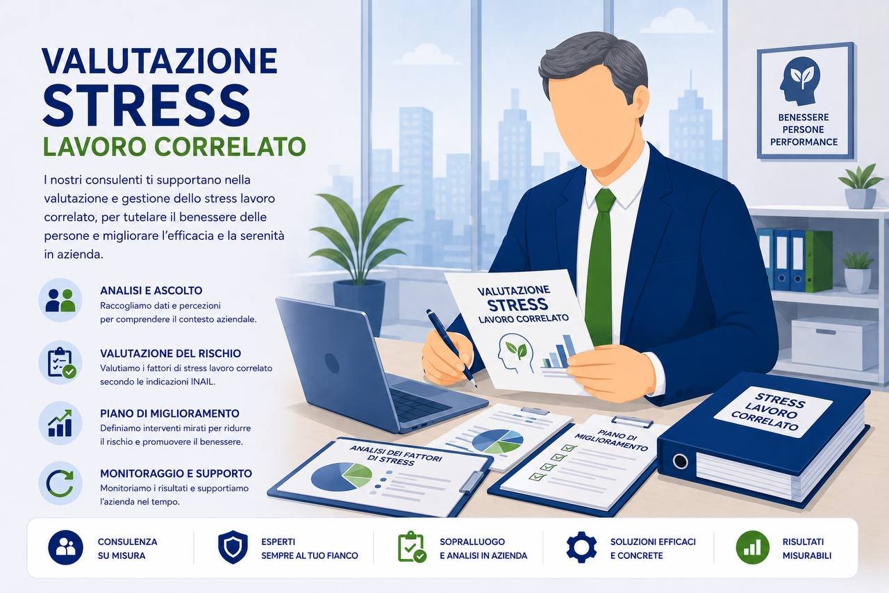 Infografica valutazione stress lavoro correlato – MODI® Network