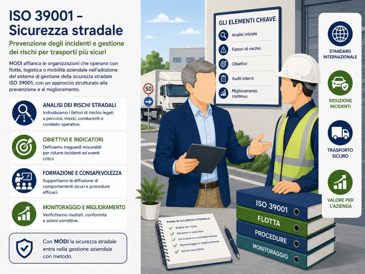 ISO 39001 sistema di gestione sicurezza stradale RTS – MODI® Network