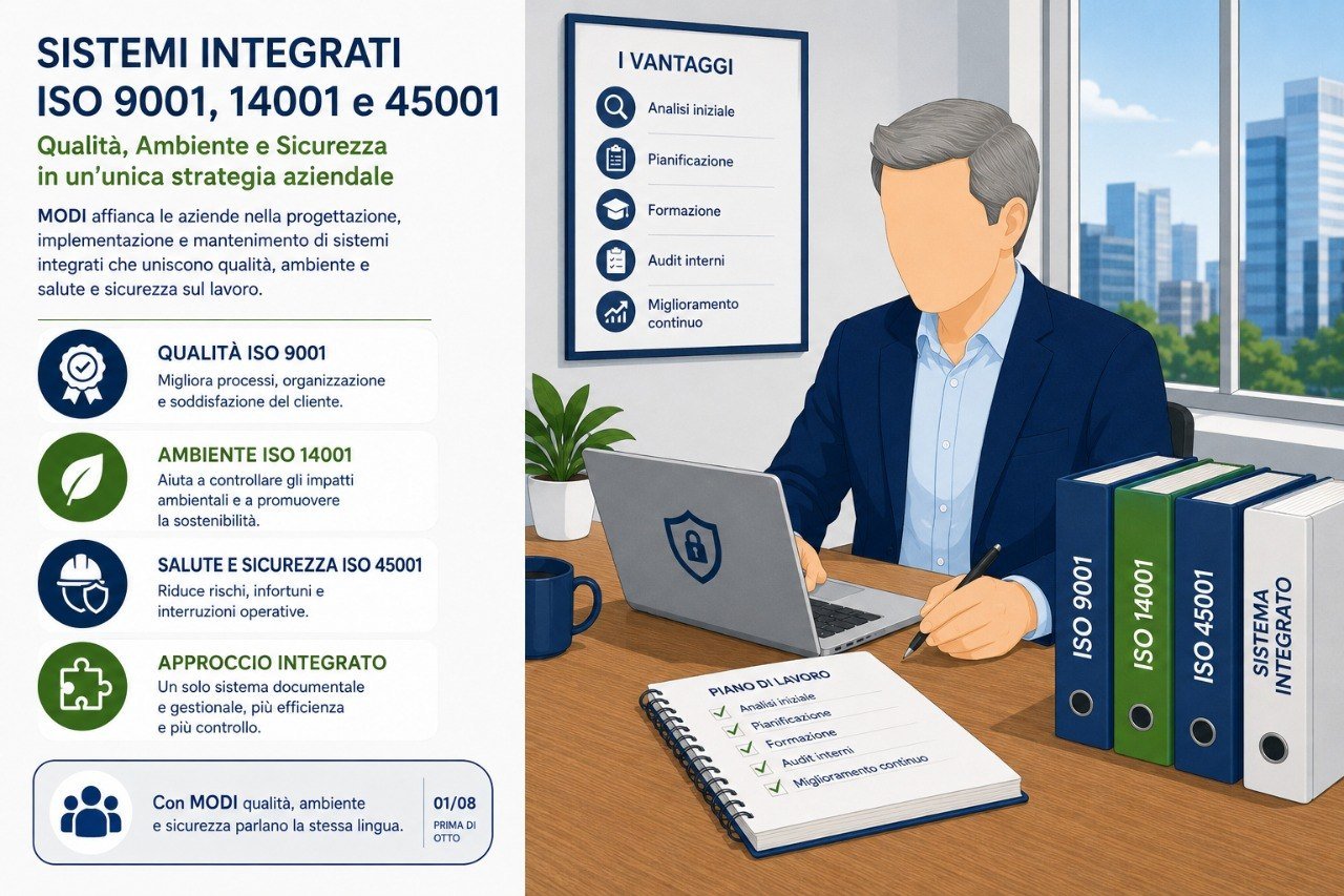 Sistemi di gestione integrati ISO 9001 14001 45001 – MODI® Network