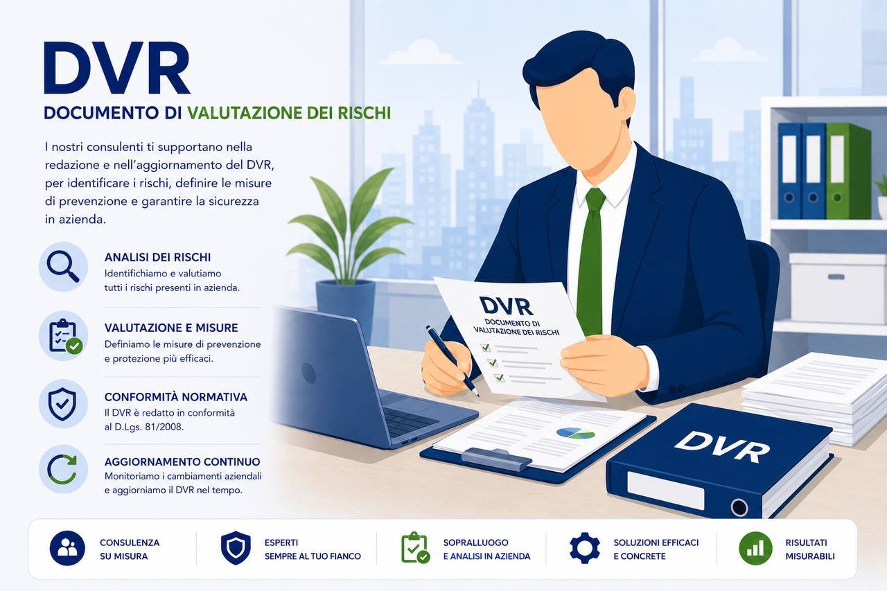 DVR Documento di Valutazione dei Rischi – MODI Network consulenza sicurezza sul lavoro