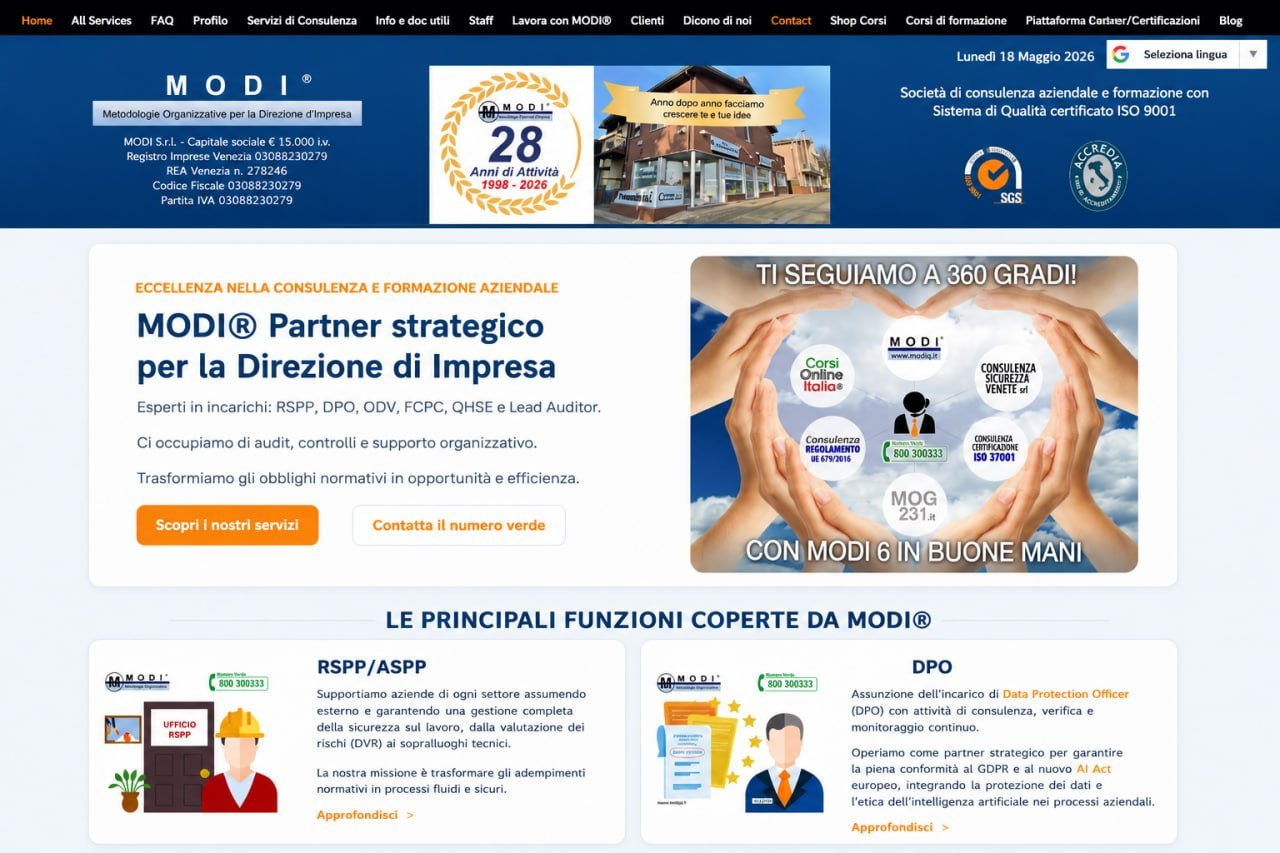 MODI SRL sistemi di gestione ISO consulenza aziendale
