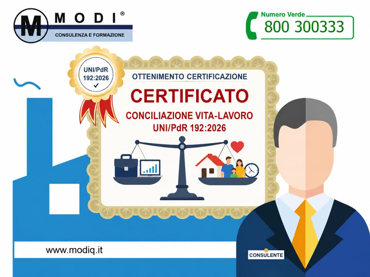 UNI PdR 192 conciliazione vita-lavoro MODI