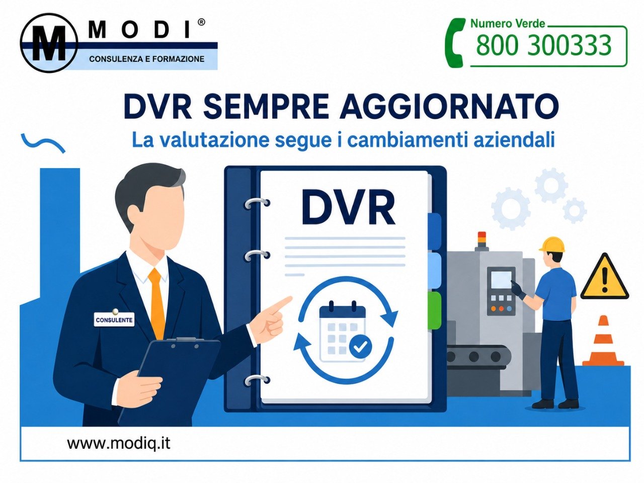 Redazione e aggiornamento del DVR - Documento di Valutazione dei Rischi – MODI Network