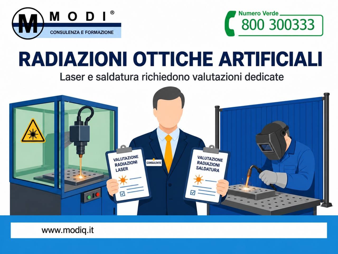 Valutazione dell'esposizione a radiazioni ottiche artificiali (ROA) – MODI Network