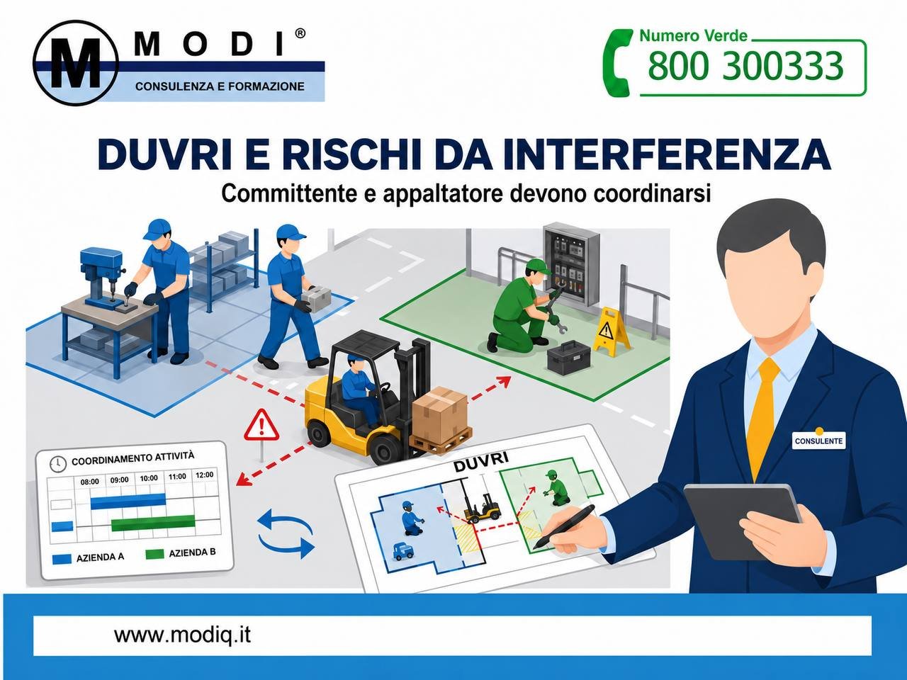 Elaborazione DUVRI - documento unico di valutazione dei rischi da interferenza – MODI Network